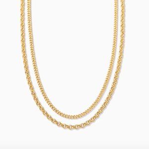 Uncommon James Double Up Chain Necklace